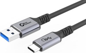 Kabel USB MicroConnect USB-C - USB-A 1.5 m Czarny (USB3.2AC15) 2