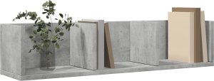 vidaXL Szafka wisząca, szarość betonu, 75x18x16,5 cm 4