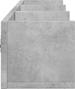 vidaXL Szafka wisząca, szarość betonu, 75x18x16,5 cm 6