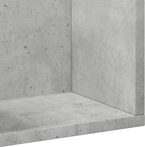 vidaXL Szafka wisząca, szarość betonu, 75x18x16,5 cm 8