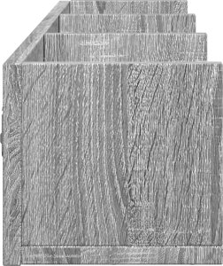 vidaXL Szafka wisząca, szary dąb sonoma, 75x18x16,5 cm 6