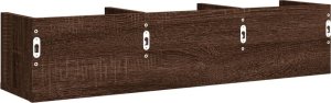vidaXL Szafka wisząca, brązowy dąb, 75x18x16,5 cm 7