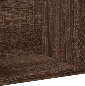 vidaXL Szafka wisząca, brązowy dąb, 75x18x16,5 cm 8