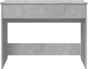 vidaXL Toaletka z lustrem, szarość betonu, 100x45x76 cm 5