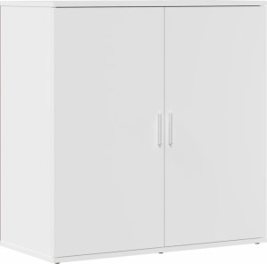 vidaXL Szafka, biała, 79x38x80 cm, materiał drewnopochodny 2