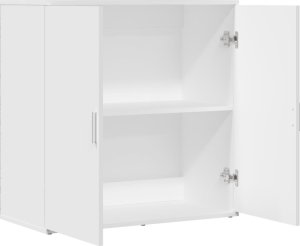 vidaXL Szafka, biała, 79x38x80 cm, materiał drewnopochodny 6