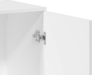 vidaXL Szafka, biała, 79x38x80 cm, materiał drewnopochodny 9