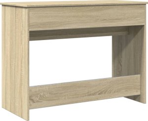 vidaXL Toaletka z lustrem, dąb, sonoma 100x45x76 cm 7