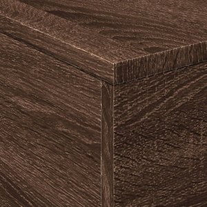 vidaXL Stolik kawowy z oświetleniem LED, brązowy dąb, 50x50x40 cm 10