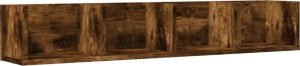 vidaXL Szafka wisząca, przydymiony dąb, 99x18x16,5 cm 2
