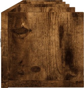 vidaXL Szafka wisząca, przydymiony dąb, 99x18x16,5 cm 6