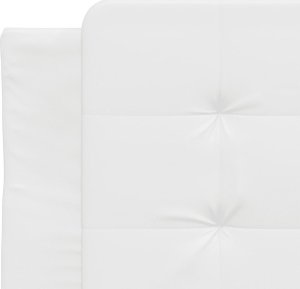 vidaXL Łóżko z materacem, białe, 80x200 cm, sztuczna skóra 7