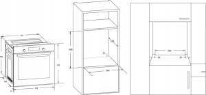 Piekarnik Freggia Piekarnik OGSB64X 2
