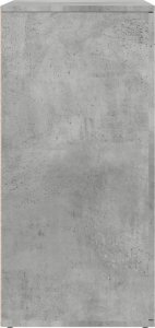 vidaXL Szafka, szarość betonu, 79x38x80 cm, materiał drewnopochodny 7