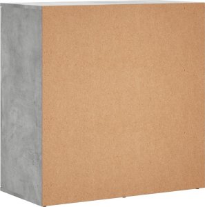 vidaXL Szafka, szarość betonu, 79x38x80 cm, materiał drewnopochodny 8