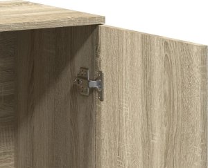 vidaXL Szafka, dąb sonoma, 79x38x80 cm, materiał drewnopochodny 9