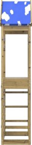 vidaXL Wieża do placu zabaw, ze ścianką wspinaczkową, 85x52,5x265 cm 3
