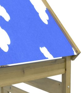 vidaXL Wieża do placu zabaw, ze ścianką wspinaczkową, 85x52,5x265 cm 6