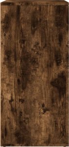 vidaXL Szafka, przydymiony dąb, 79x38x80 cm, materiał drewnopochodny 7