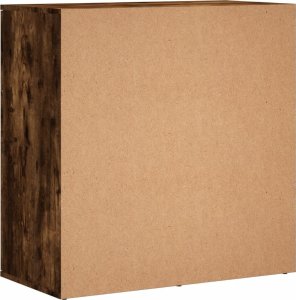 vidaXL Szafka, przydymiony dąb, 79x38x80 cm, materiał drewnopochodny 8