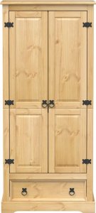 vidaXL Szafa Corona, 76x50x170 cm, lite drewno sosnowe 4