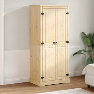 vidaXL Szafa Corona, 76x50x170 cm, lite drewno sosnowe 3