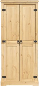 vidaXL Szafa Corona, 76x50x170 cm, lite drewno sosnowe 4