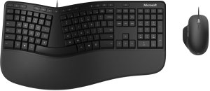 Klawiatura + mysz Microsoft Microsoft Ergonomic Desktop klawiatura Dołączona myszka USB QWERTY Skandynawia Czarny 1