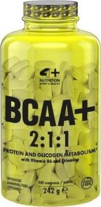 4+ Nutrition 4+ NUTRITION - BCAA 2:1:1 - 242g - Unflavored 1