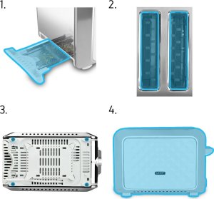 Toster Yoer TOSTER Opiekacz do chleba RUSZT NA BUŁKI Biały TOSTY Grzanki 925W SANDWICH - Diamond T01W 11