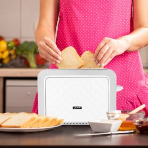Toster Yoer TOSTER Opiekacz do chleba RUSZT NA BUŁKI Biały TOSTY Grzanki 925W SANDWICH - Diamond T01W 2