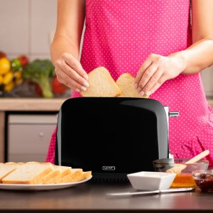 Toster Yoer TOSTER Opiekacz do chleba RUSZT NA BUŁKI Czarny TOSTY Grzanki 925W SANDWICH - Crystal T02BK 2