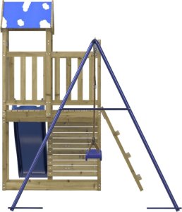 vidaXL Plac zabaw do ogrodu, impregnowane drewno sosnowe 6