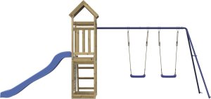 vidaXL Plac zabaw do ogrodu, impregnowane drewno sosnowe 7