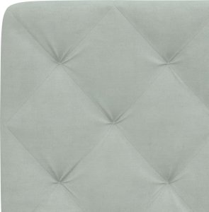 vidaXL Rama łóżka z LED, jasnoszara, 160x200 cm, aksamitna 10