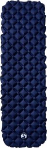vidaXL Dmuchany materac turystyczny, 1-osobowy, granatowy, 190x58x6 cm 2