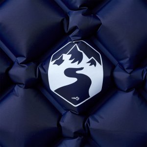 vidaXL Dmuchany materac turystyczny, 1-osobowy, granatowy, 190x58x6 cm 3