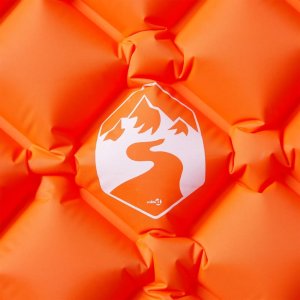 vidaXL Dmuchany materac turystyczny, 1-os., pomarańczowy, 190x58x6 cm 3