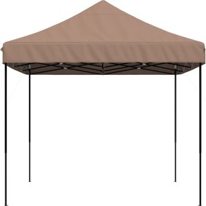 vidaXL Składany namiot imprezowy typu pop-up, brązowy, 410x279x315 cm 4