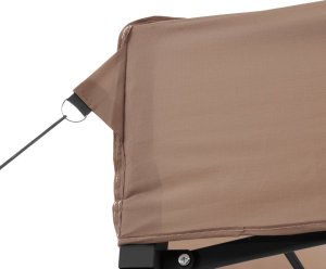 vidaXL Składany namiot imprezowy typu pop-up, brązowy, 410x279x315 cm 7
