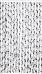 vidaXL Zasłona przeciwko owadom, jasnoszaro-ciemnoszara, 118x220 cm 3