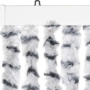 vidaXL Zasłona przeciwko owadom, jasnoszaro-ciemnoszara, 118x220 cm 4