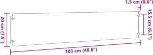 vidaXL Obrzeża trawnikowe, 10 szt., 20x103 cm, giętkie, stal Corten 11