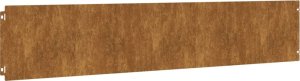 vidaXL Obrzeża trawnikowe, 10 szt., 20x103 cm, giętkie, stal Corten 5