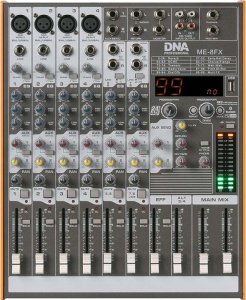 DNA DNA ME-8FX mikser audio 8 kanał USB Bluetooth 1