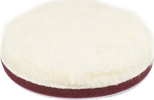 AMiO Pad polerski wełniany futro polerskie soft miękki na rzep 125 mm amio-03704 1