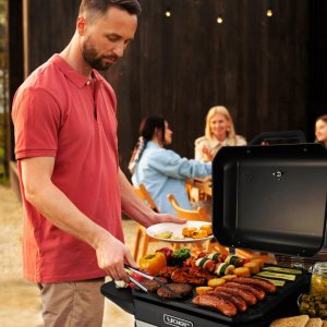 Grill elektryczny Yoer Duży Elektryczny GRILL stojący stołowy ogrodowy WYSOKA MOC - RoastMaster EG05BK 6