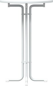 vidaXL Stół jadalniany, biały, 70x110 cm 4