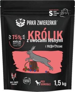 Paka Zwierzaka Paka Zwierzaka Karma Dla Psa Królik z Owocami Leśnymi S 1,5kg 1