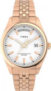 Zegarek Timex Zegarek damski Timex TW2W32200 różowe złoto 1